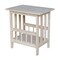 International Concepts Rectangle Mission Magazine End Table, 22.4 W, 15.6 L, 23.2 in H, Wood, Unfinished 9836 - alternate 6